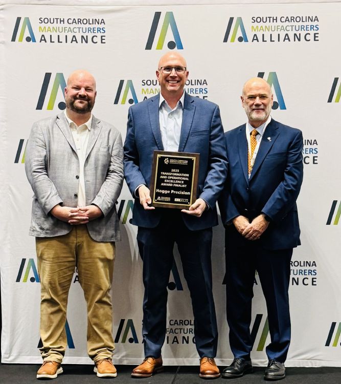 Hogge Precision wins Transformation and Operational Excellence Award for 2025 for their swiss machining, screw machining and swiss screw machining expertise. As a Swiss screw machining shop machining parts for clients across the USA, Hogge Precision is proud to be recognized for their cnc machined products excellence.